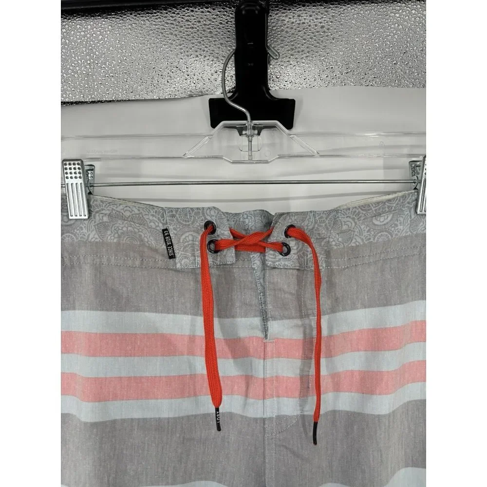 Lost Enterprises Board Shorts Size 32 Striped 9